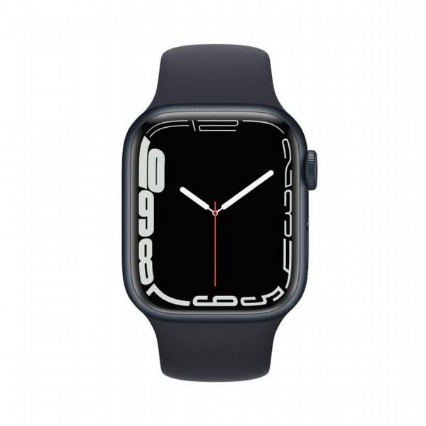 Refurbished Apple Watch S7 41mm Midnight Aluminum case, Midnight Sport Strap, GPS - LIKE NEW