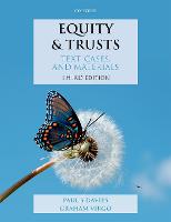 Equity & Trusts: Text, Cases, and Materials