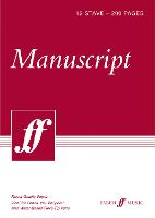 200-page A4 Manuscript Pad, 12-stave