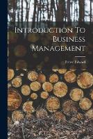 Introduction To Business Management